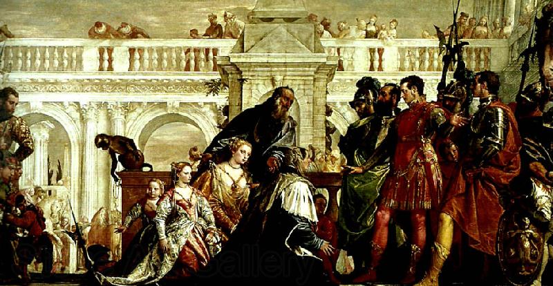 Paolo  Veronese the family of darus before alexander